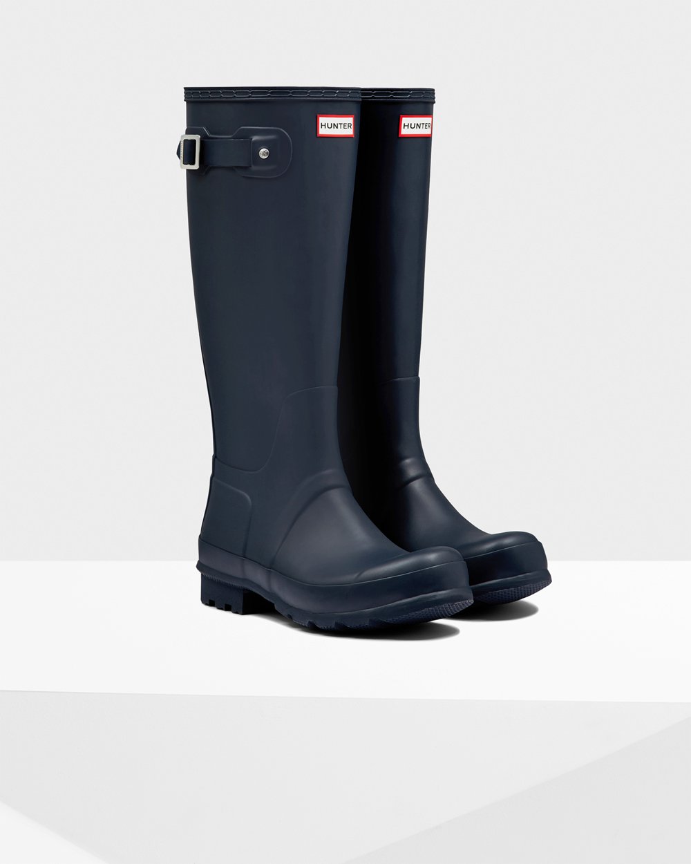 Men Hunter Original | Tall Rain Boots Navy | NZ-6382-PXFW